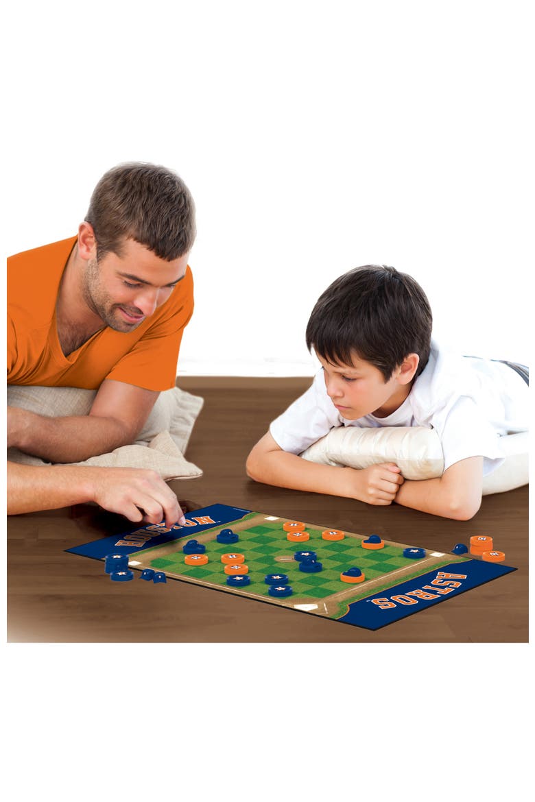 Houston Astros Checkers Board Game, Alternate, color, Multicolor