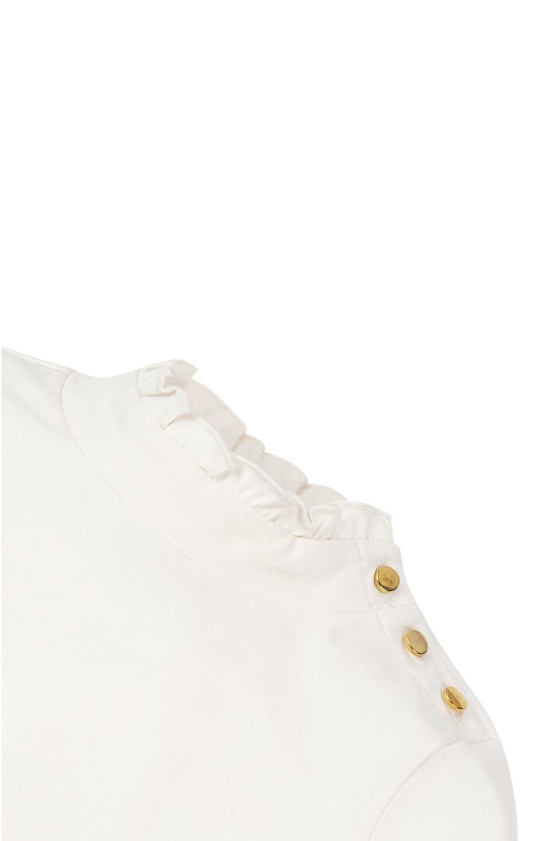 Hope & Henry Baby Girls' Organic Mock Neck Knit Top, Infant, Alternate, color, 