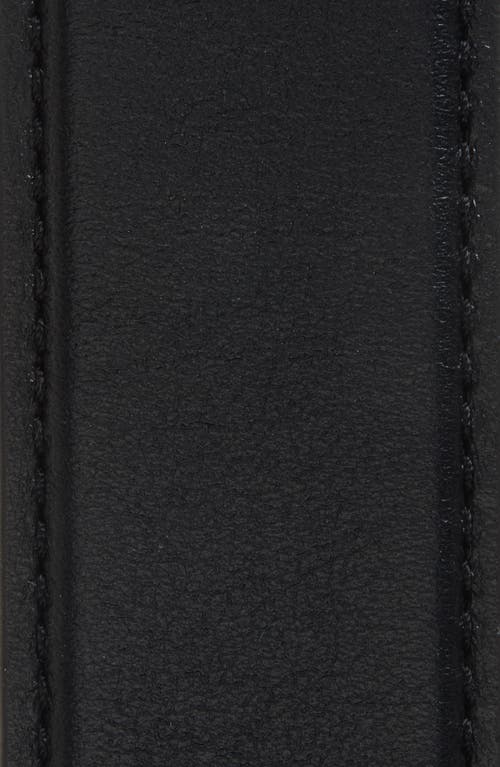 Amiri Ma Logo Buckle Reversible Leather Belt In Black