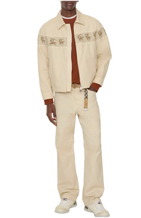 Cotton Canvas Workwear Trousers