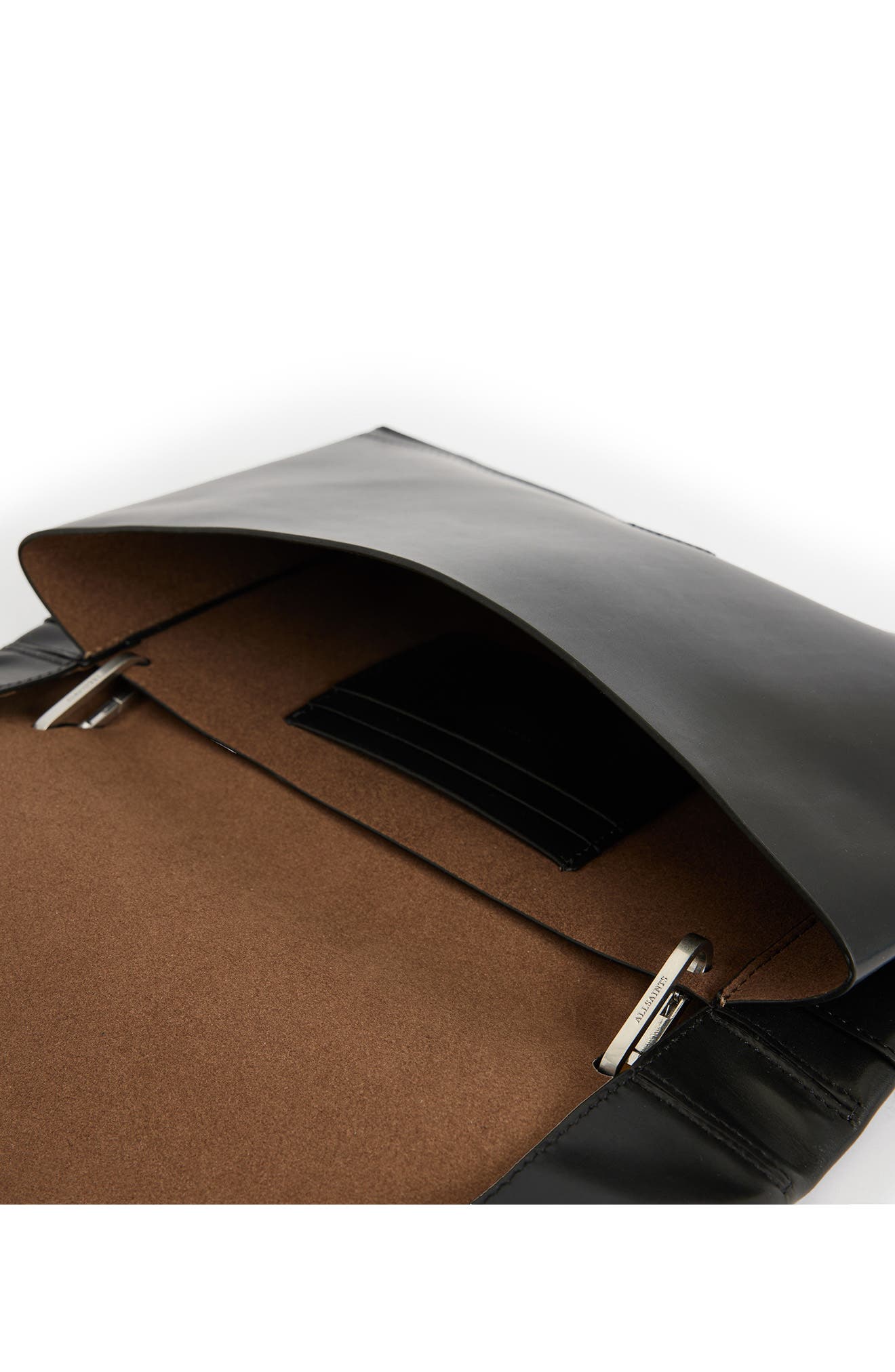 AllSaints Akira Convertible Clutch, Alternate, color, 