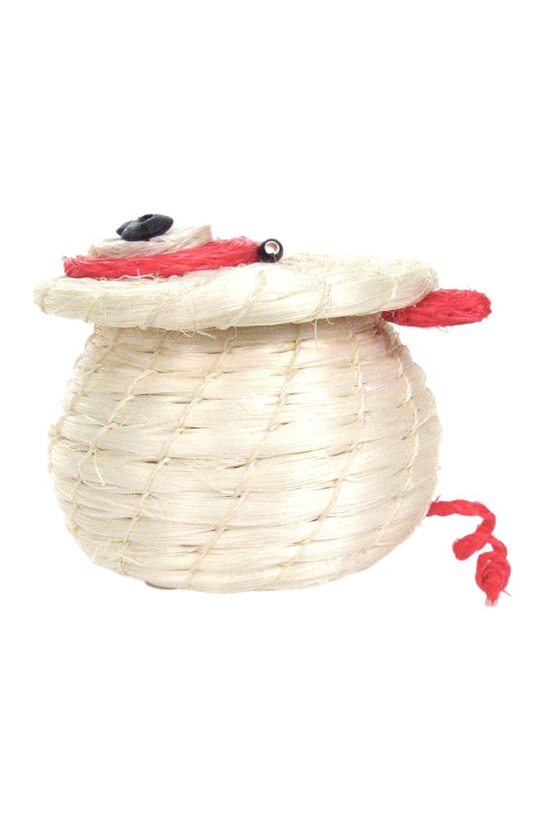 Animal Lidded Basket, Alternate, color, Clever Piggy