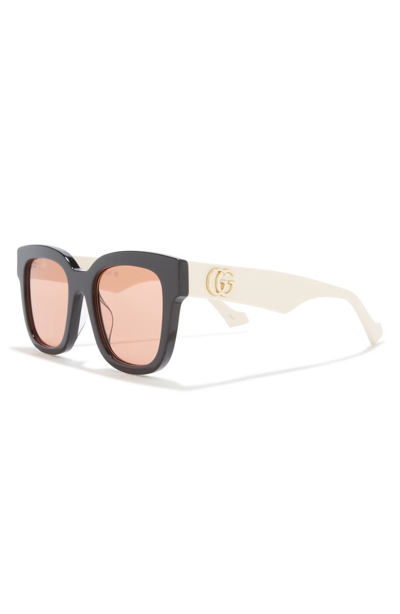 Gucci 52mm Square Sunglasses, Alternate, color,