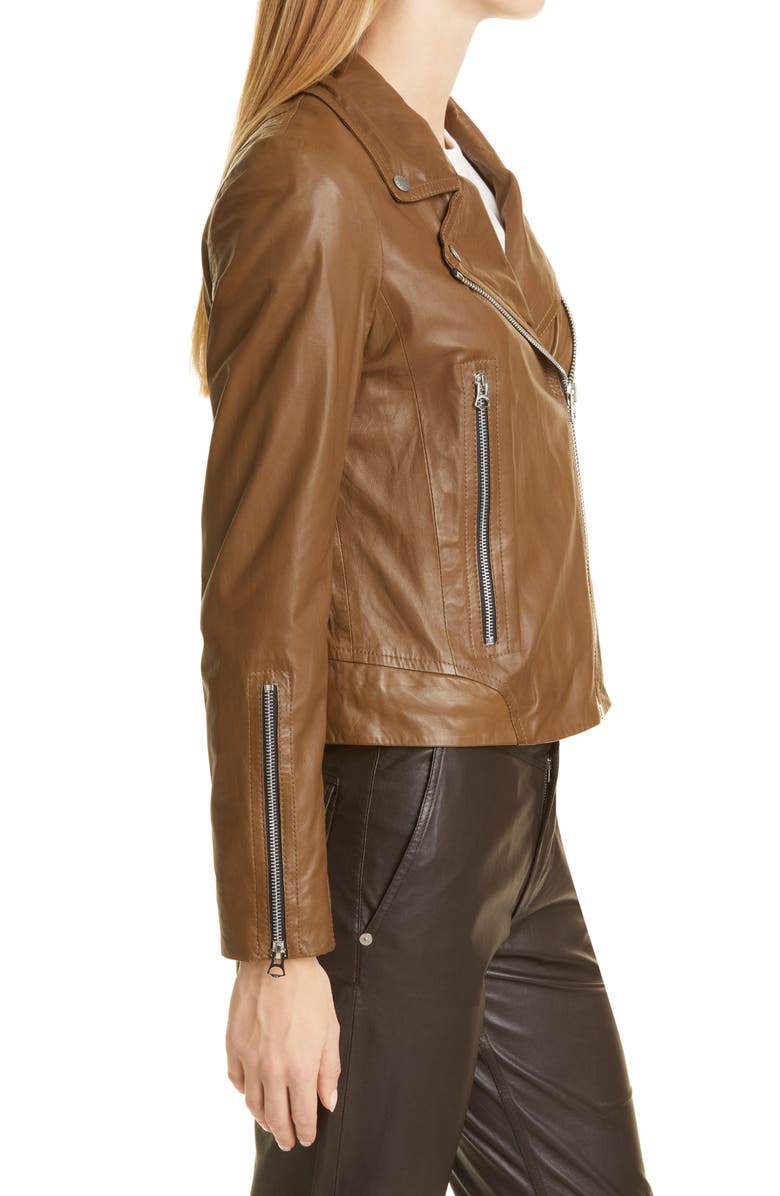 rag & bone Mack Leather Jacket, Alternate, color, 