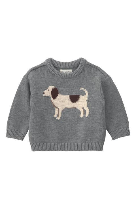 Kids' Organic Cotton Dog Sweater