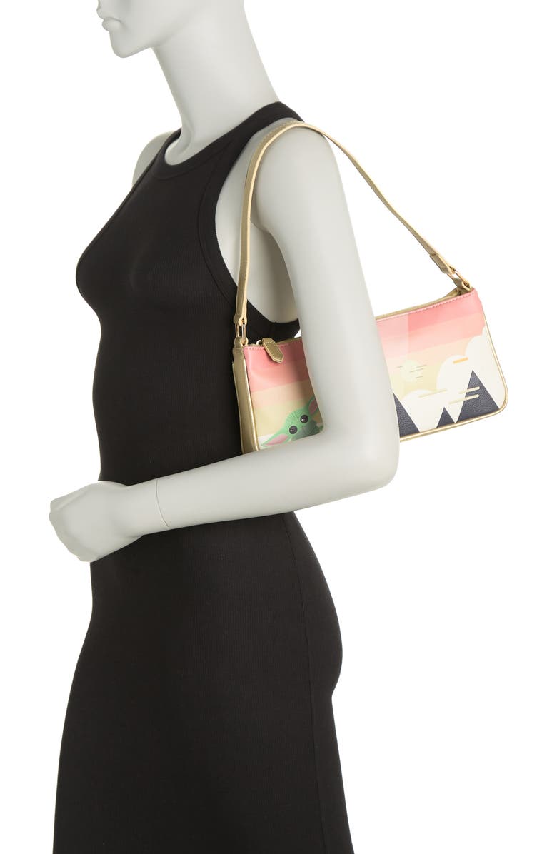 DANI BY DANIELLE NICOLE Grogu Rays Baguette Bag, Alternate, color,