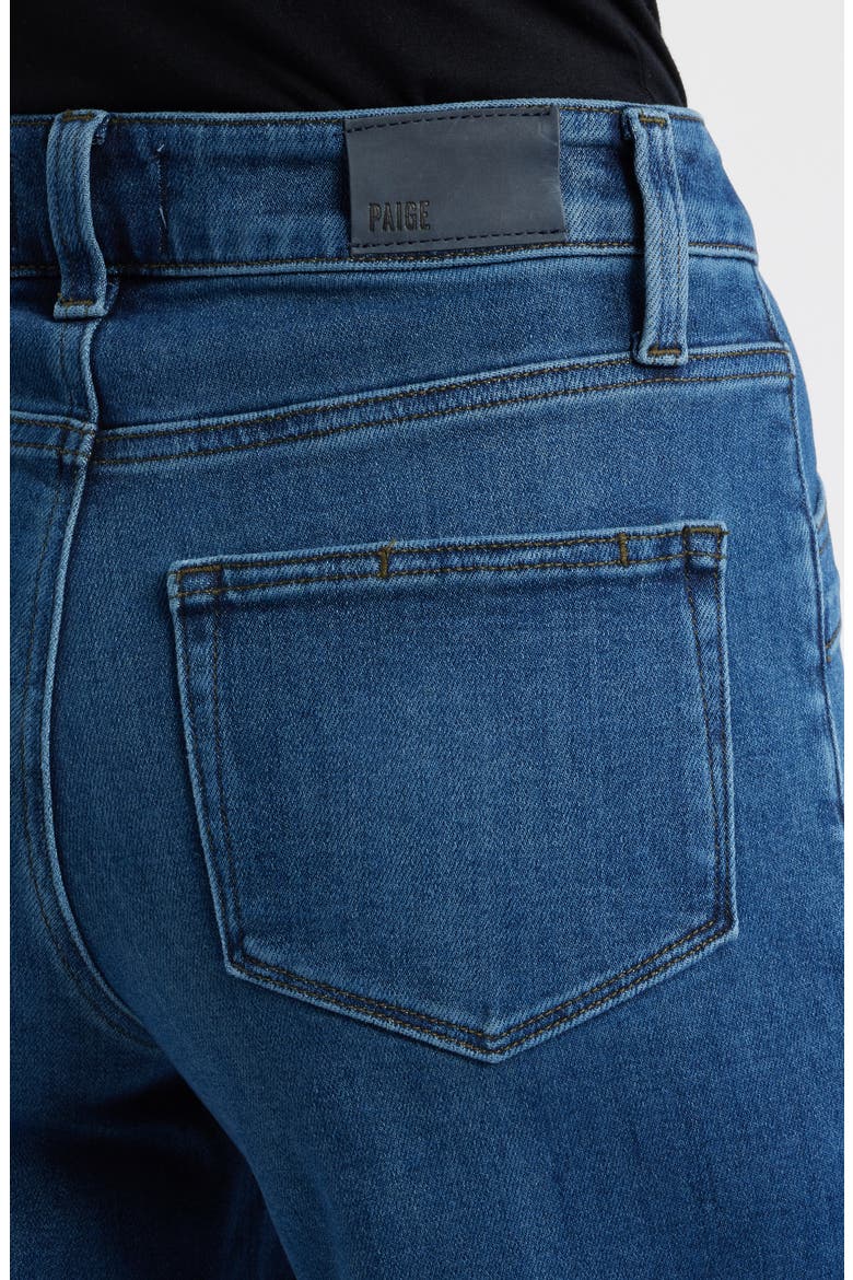 Anessa Slant Pocket High Waist Ankle Wide Leg Jeans, Alternate, color, AGENDA