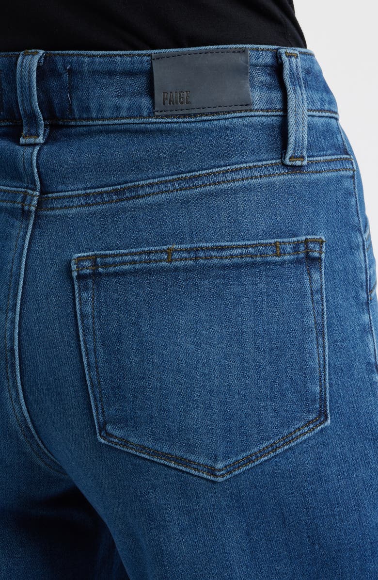 PAIGE Anessa Slant Pocket High Waist Ankle Wide Leg Jeans, Alternate, color, Agenda