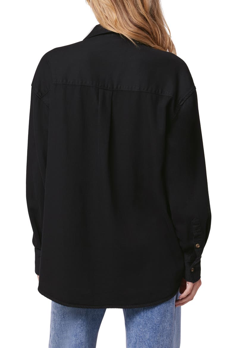 The Erin Ex-Boyfriend Cotton Blend Button-Up Shirt, Alternate, color, YELLOWSTONE