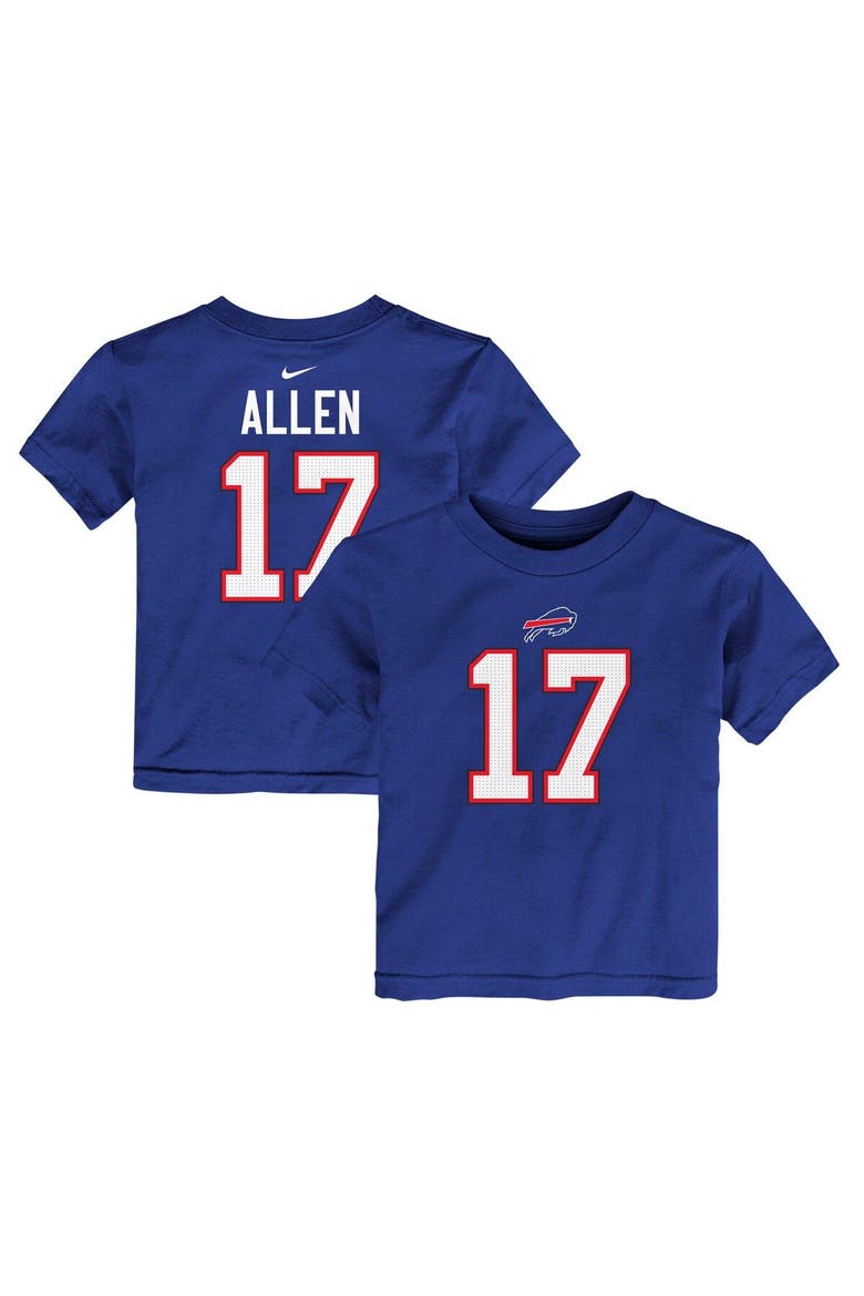 Toddler Nike Josh Allen Royal Buffalo Bills Player Name & Number T-Shirt, Main, color, Royal