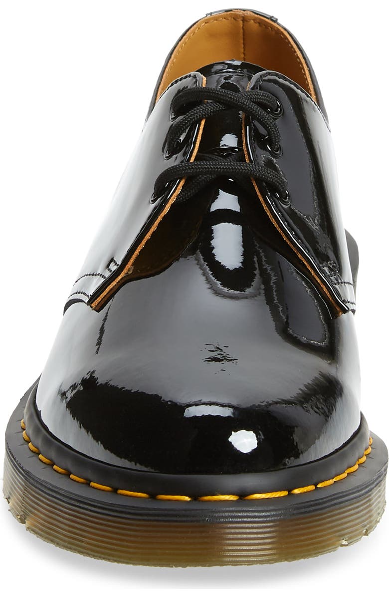Dr. Martens 3-Eye Oxford, Alternate, color, Black Patent