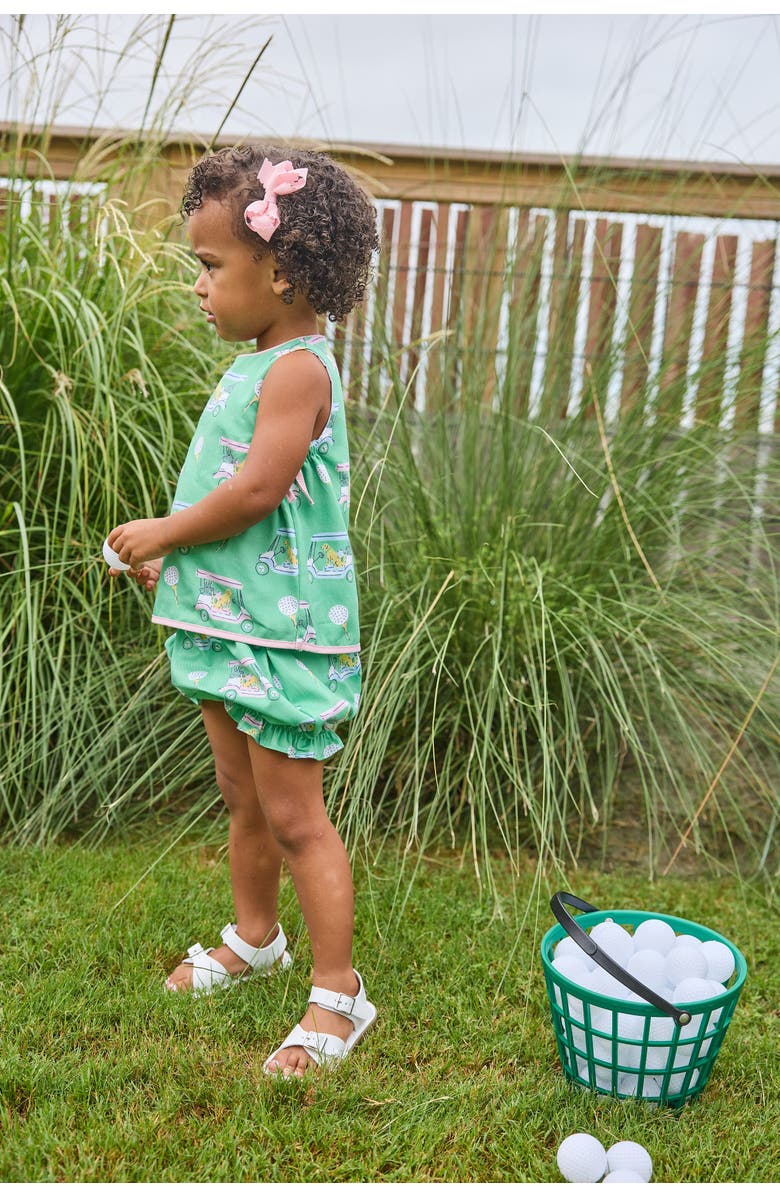 Little English Kids' Printed Lily Bloomer Set, Alternate, color, Paws On Par