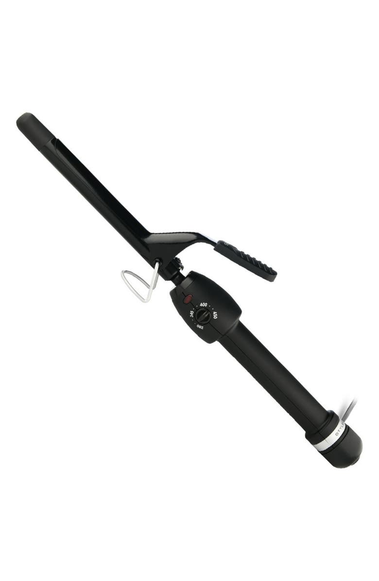 STYLECRAFT Stay-Temp Black Gold Professional Curling Iron 5/8 Inch, Main, color, Black