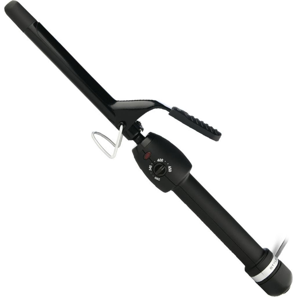 Stylecraft Stay-temp Black Gold Professional Curling Iron 5/8 Inch In Black