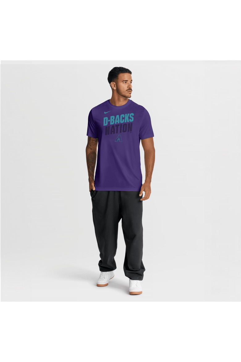 Men's Nike Purple Arizona Diamondbacks 2026 City Connect Team Phrase Script Dri-FIT T-Shirt, Alternate, color, Purple