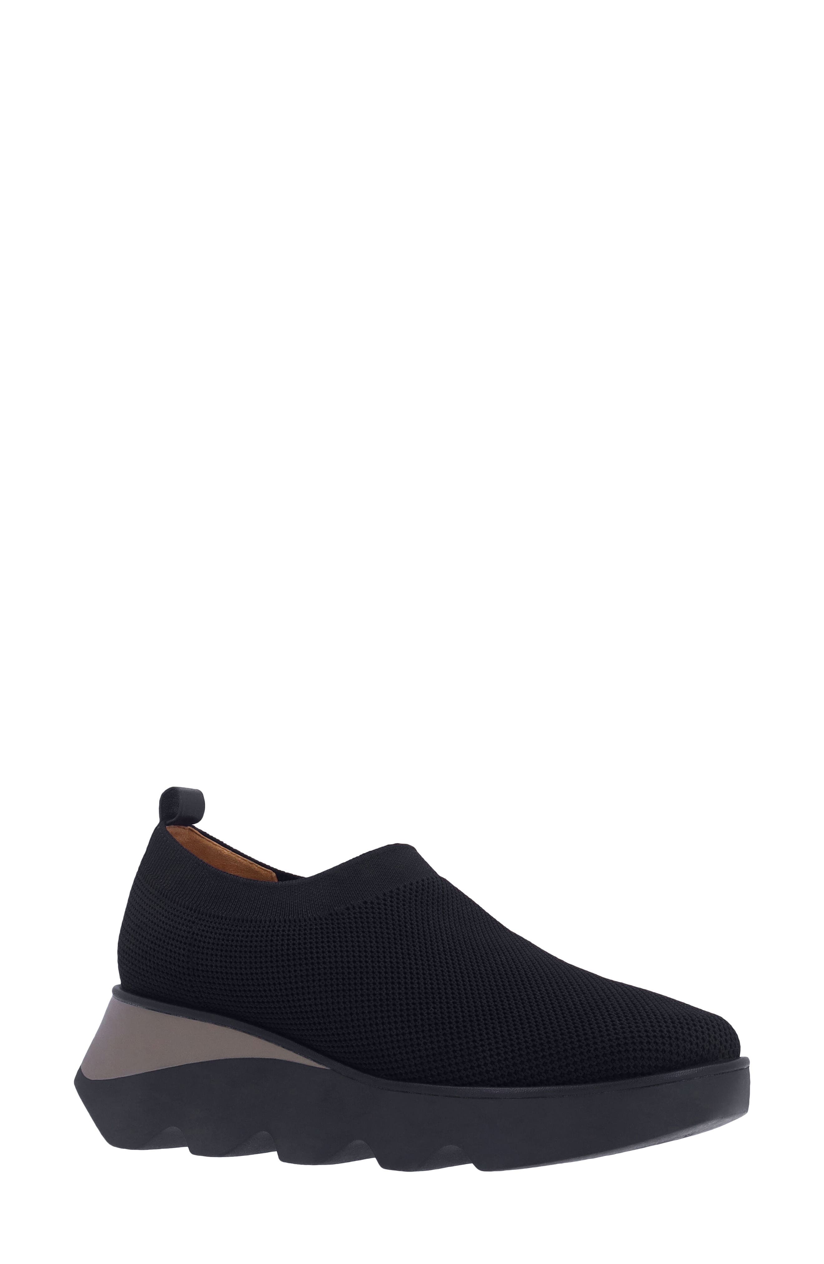 L'Amour des Pieds Havanna Wedge Sneaker, Main, color, Black