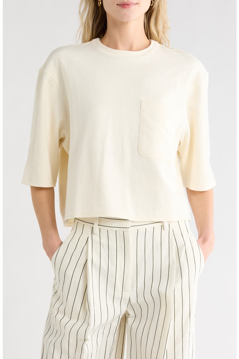 New Ex Knit T-Shirt, Main, color, IVORY