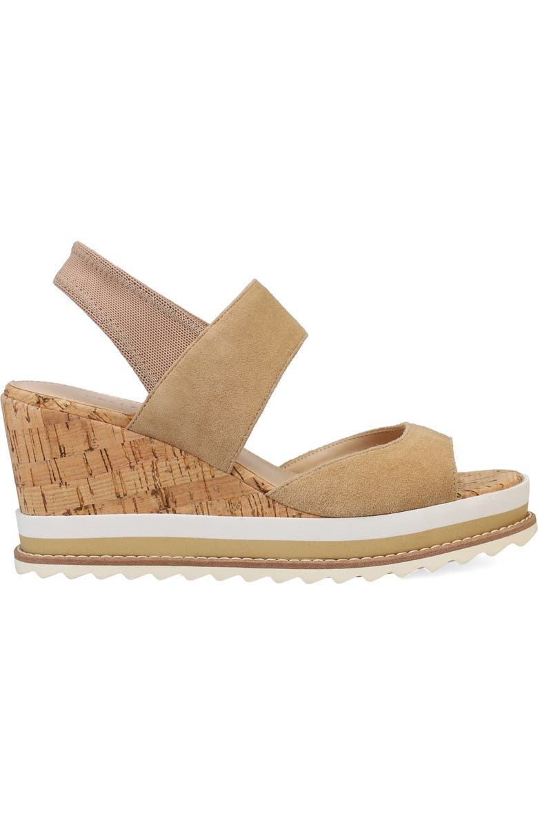 Pelle Moda Winta Platform Wedge Sandal, Alternate, color, Latte