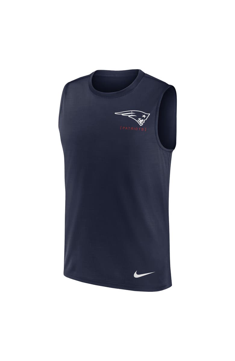 Nike Men's Nike Navy New England Patriots Muscle Tank Top, Alternate, color, 