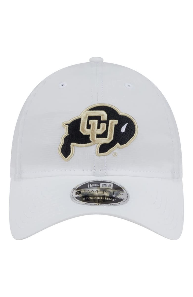 New Era Men's New Era White Colorado Buffaloes Active Ripstop 9TWENTY Adjustable Hat, Alternate, color,