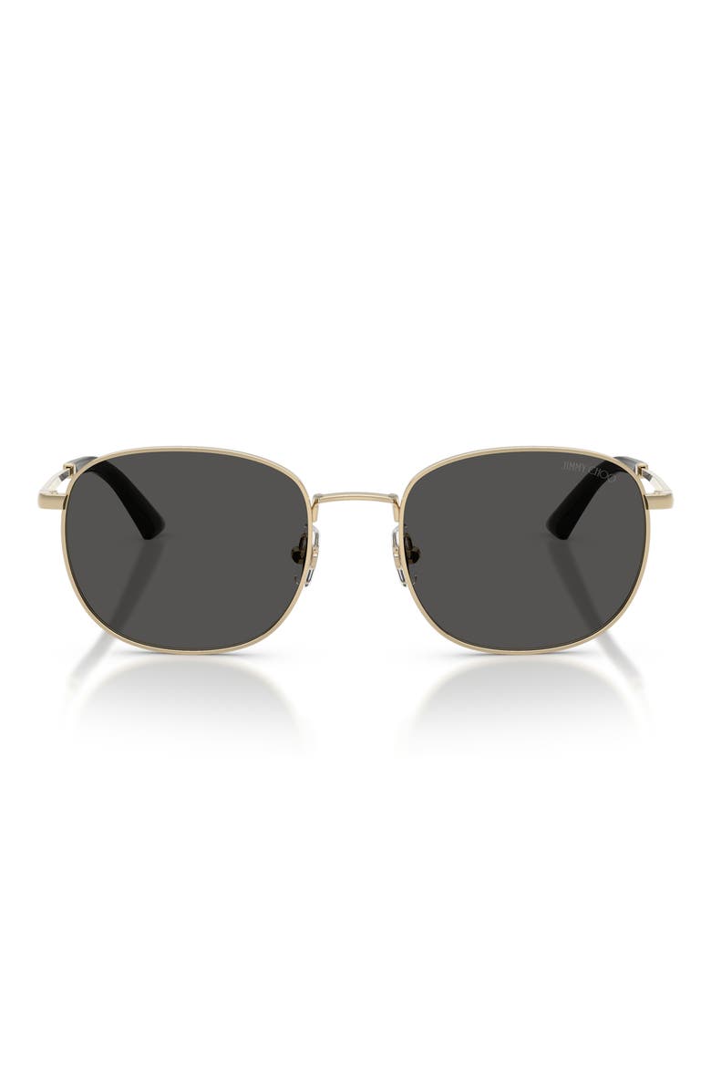 52mm Phantos Sunglasses, Main, color, PALE GOLD / DARK GREY