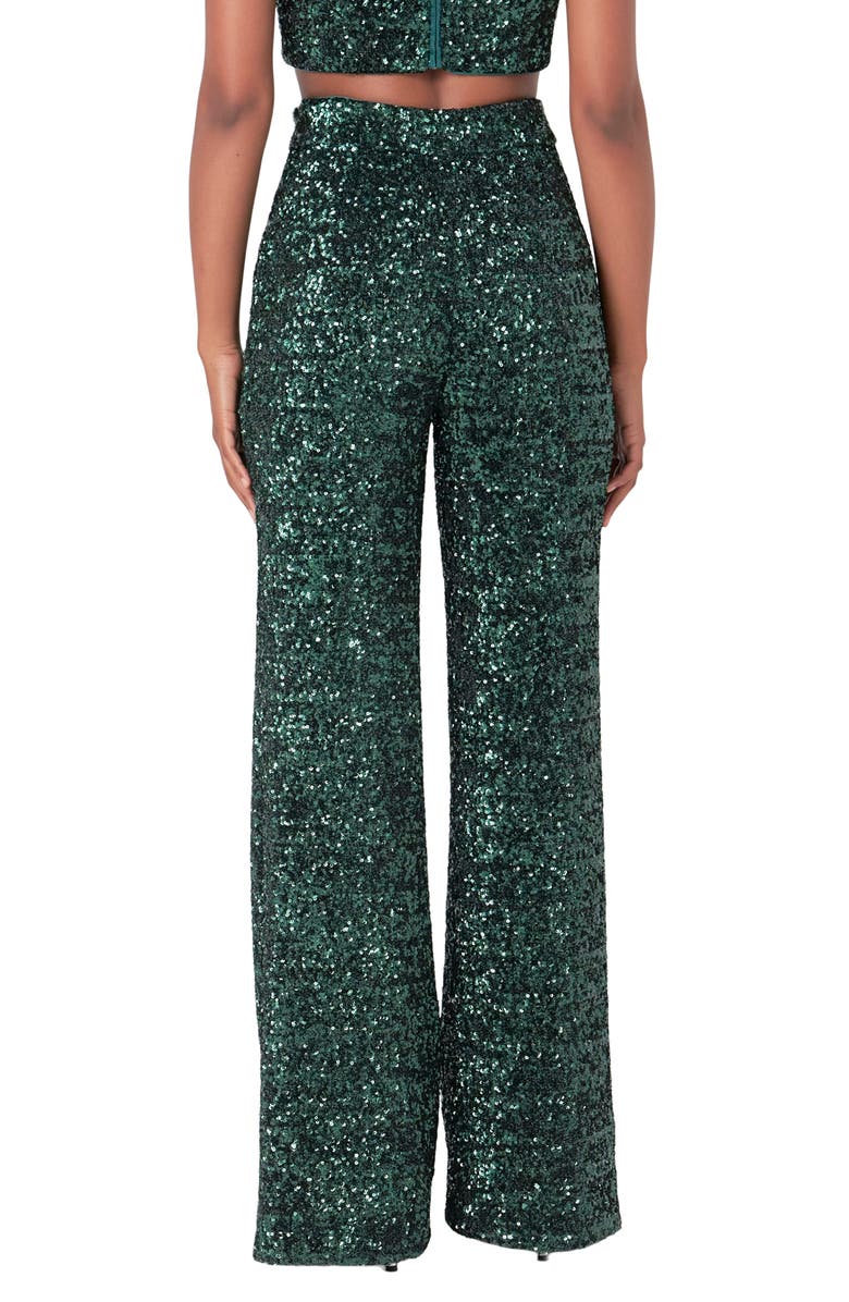 Endless Rose Sequin High Waist Wide Leg Pants, Alternate, color,