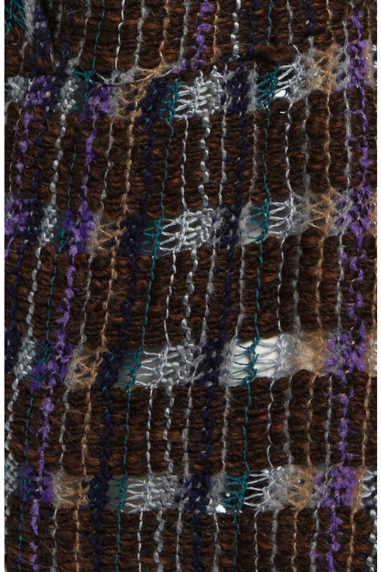 x Vitelli Bear Ear Knit Snood, Alternate, color, VITELLI BROWN PLAID