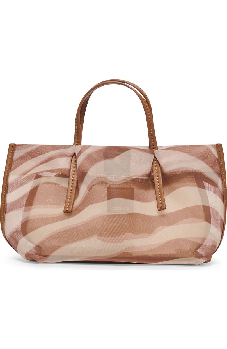 Dolce Vita Selene Mesh Tote Bag, Alternate, color, Zebra