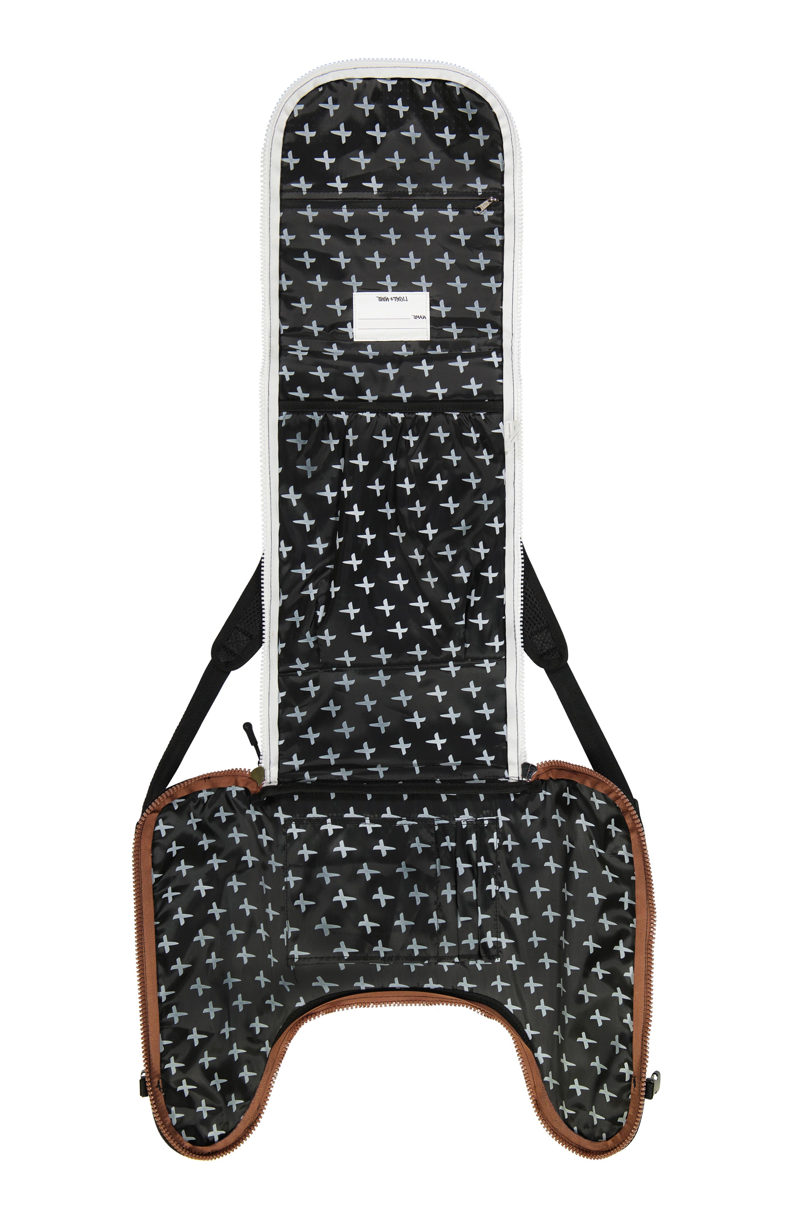 Light+Nine Kids' Rainbow Student Backpack, Alternate, color, 