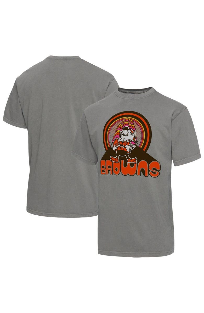 Junk Food Men's Junk Food Graphite Cleveland Browns Wonderland Infinity Vibe T-Shirt, Main, color, Graphite