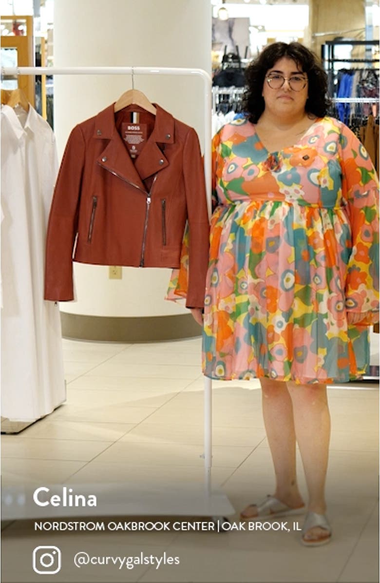 Saleli Lambskin Leather Jacket, sales video thumbnail