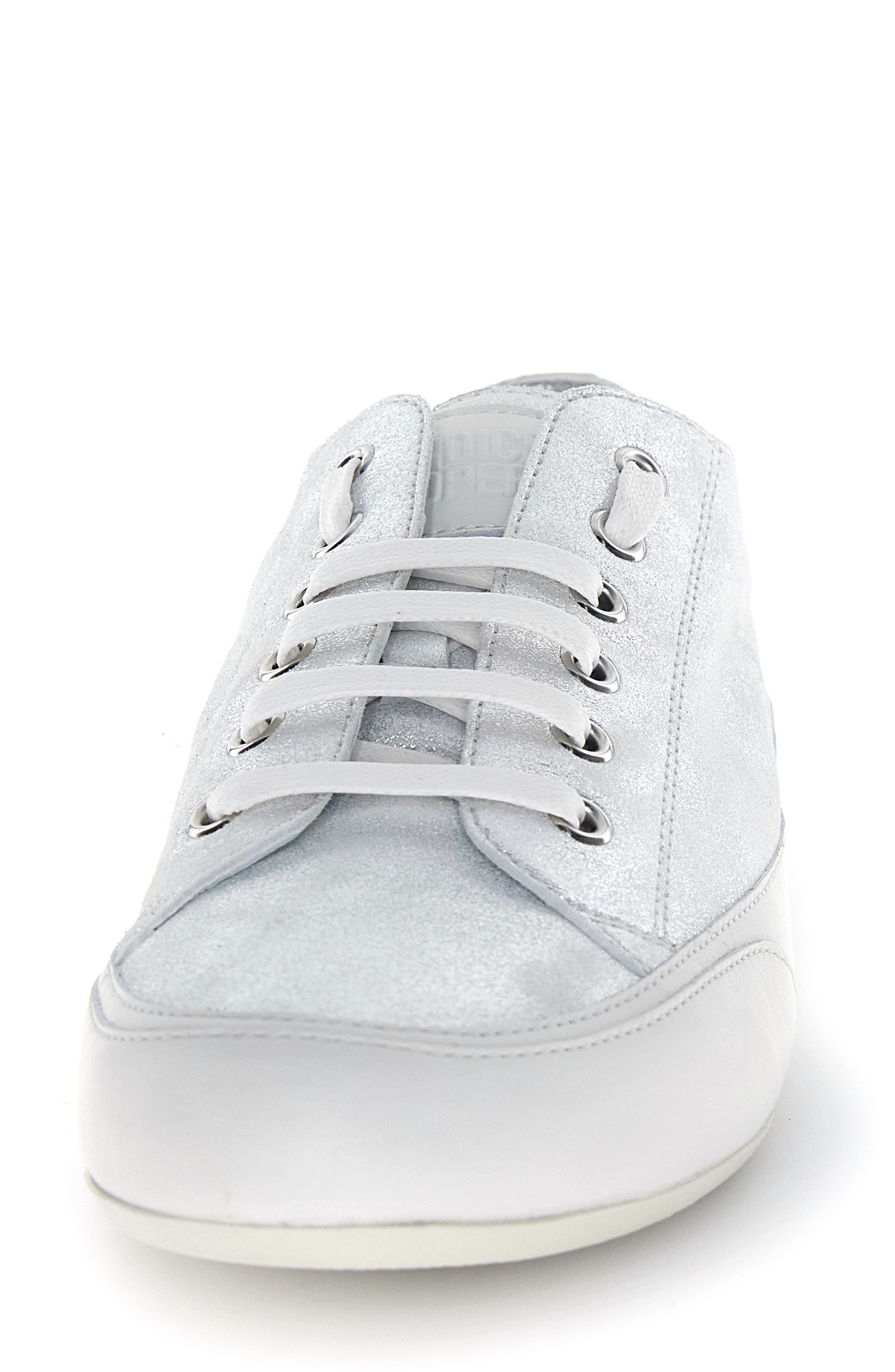 Candice Cooper Twist Sneaker, Alternate, color, White Silver