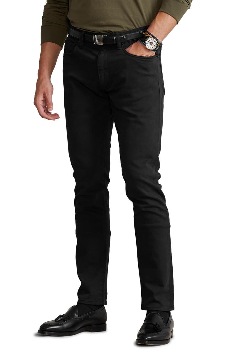 Polo Ralph Lauren Sullivan Slim Fit Jeans, Main, color, Polo Black