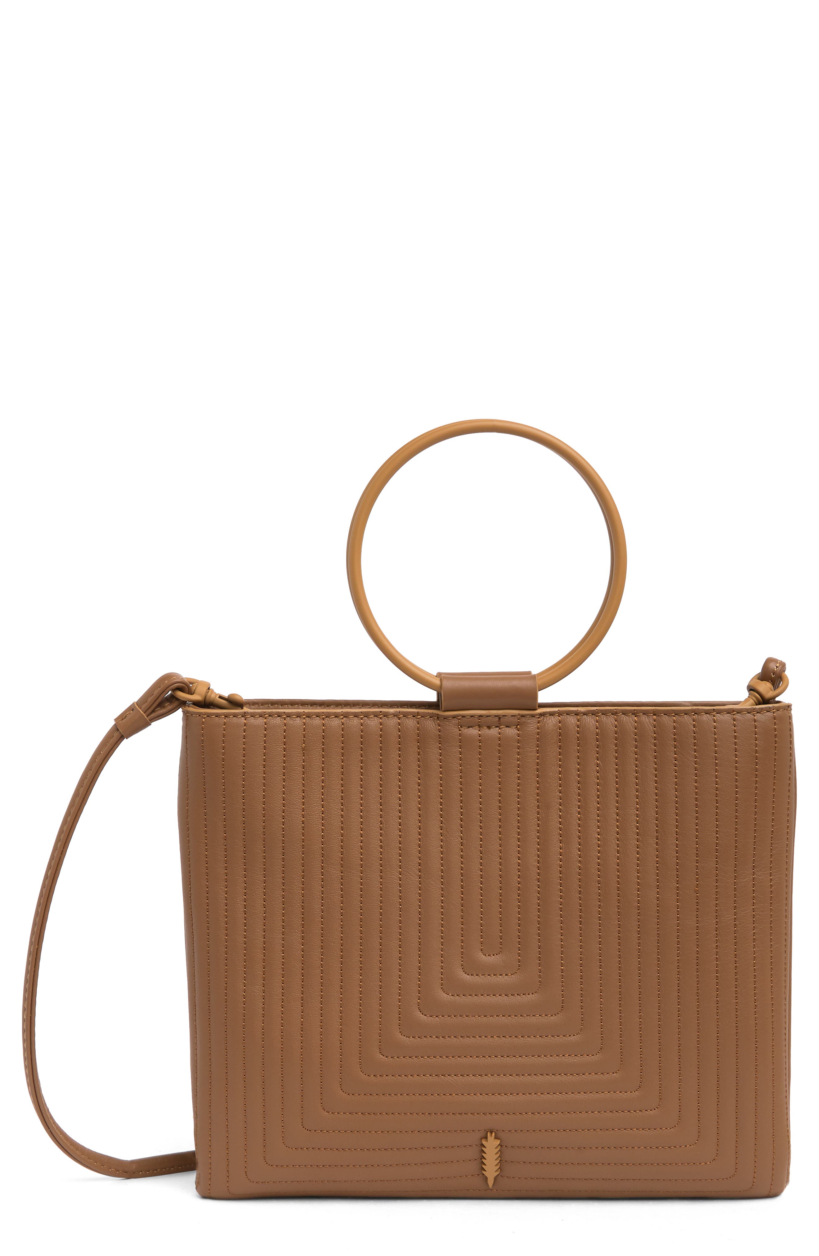 Thacker Le Pouch Quilted Leather Crossbody Bag, Main, color, 