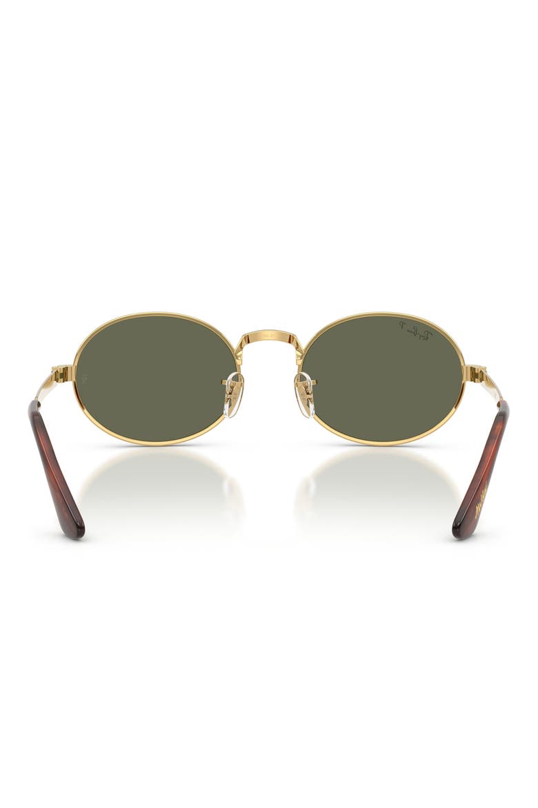 A$AP Rocky 54mm Polarized Oval Sunglasses, Alternate, color, ARISTA / POLAR GREEN