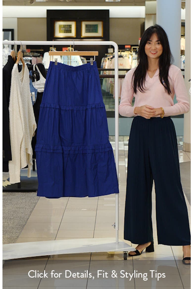 Isabel Ruffle Maxi Skirt video