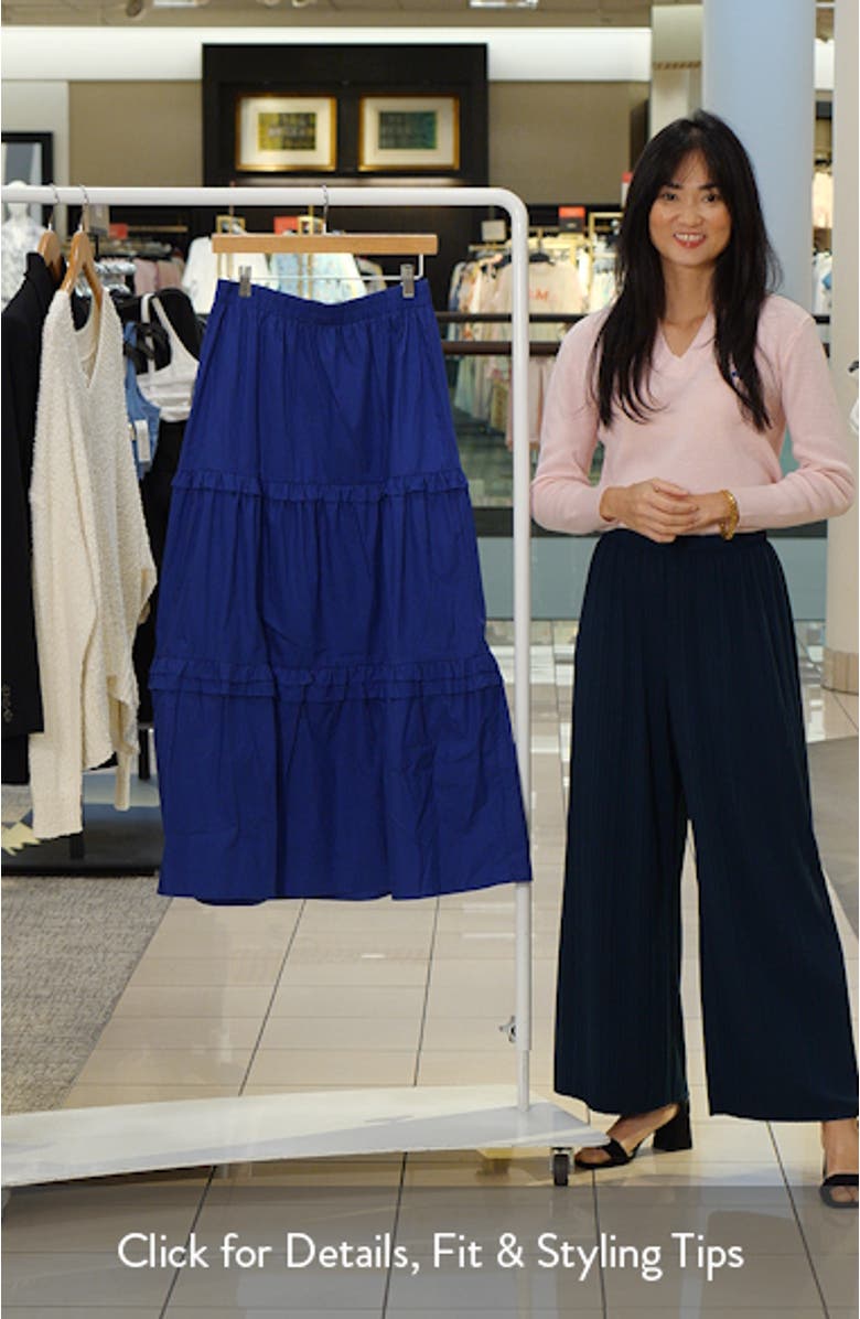 Isabel Ruffle Maxi Skirt, sales video thumbnail