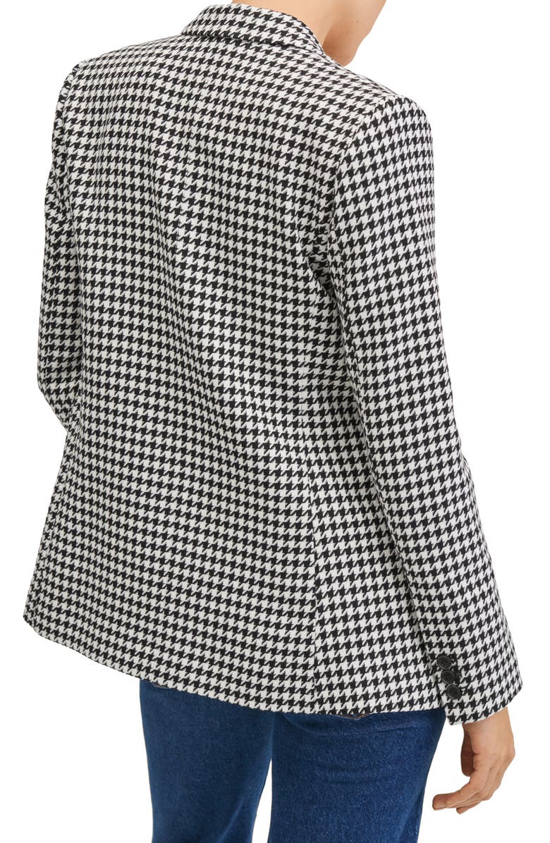 MANGO Houndstooth Blazer, Alternate, color,