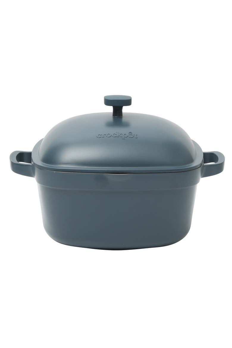 Northvale Lightweight Cast Aluminum Dutch Oven with Lid, Main, color, Matte Blue
