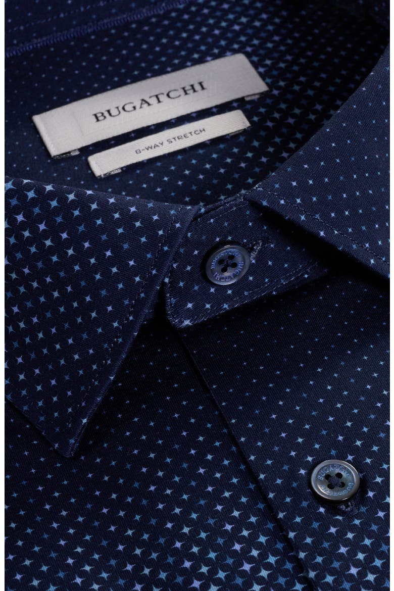 James OoohCotton® Gradient Geo Print Button-Up Shirt, Alternate, color, NAVY