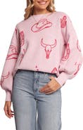 Petal & Pup Jax Western Sweater