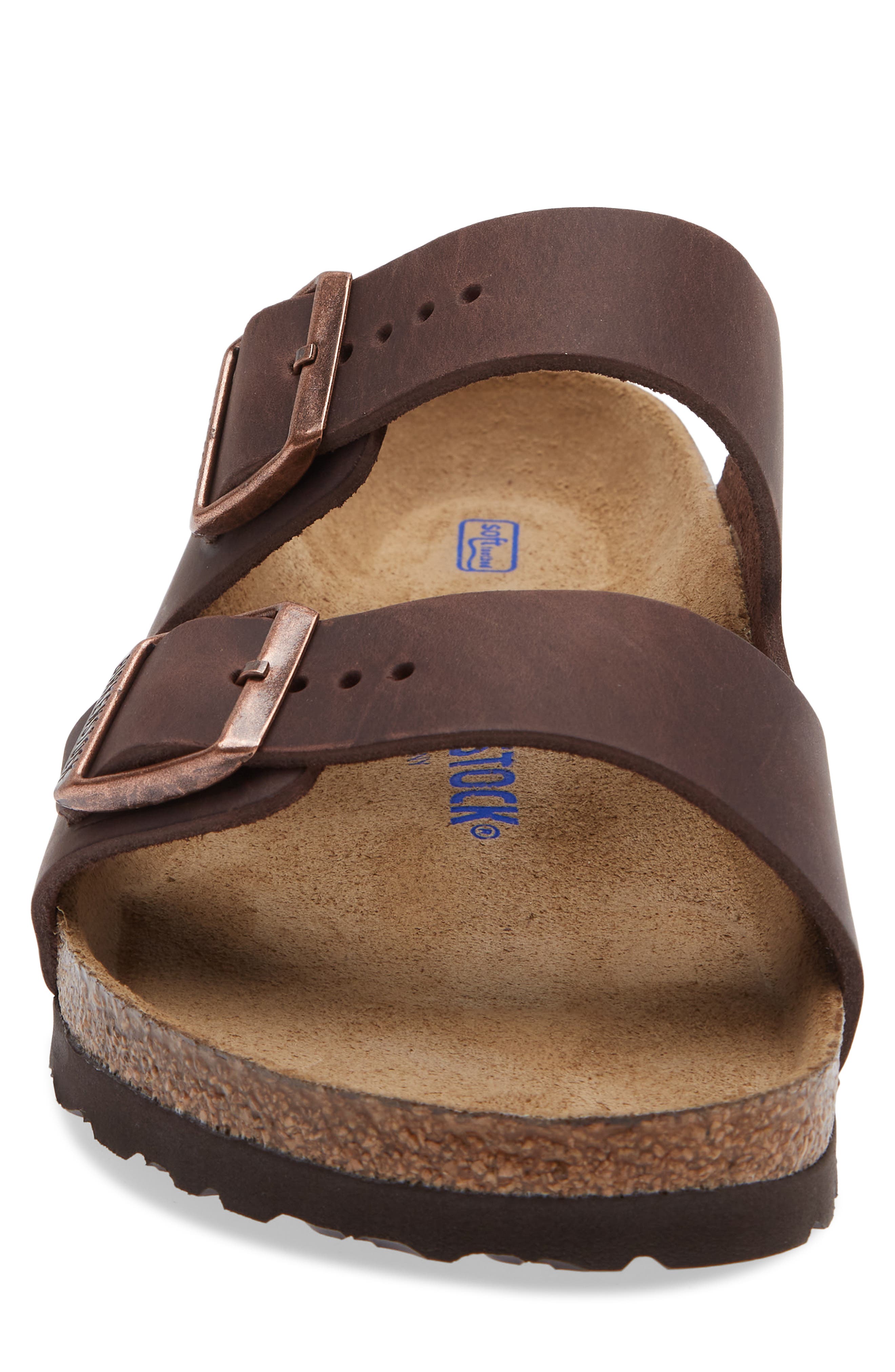 Arizona Soft Slide Sandal, Alternate, color, CORK BROWN