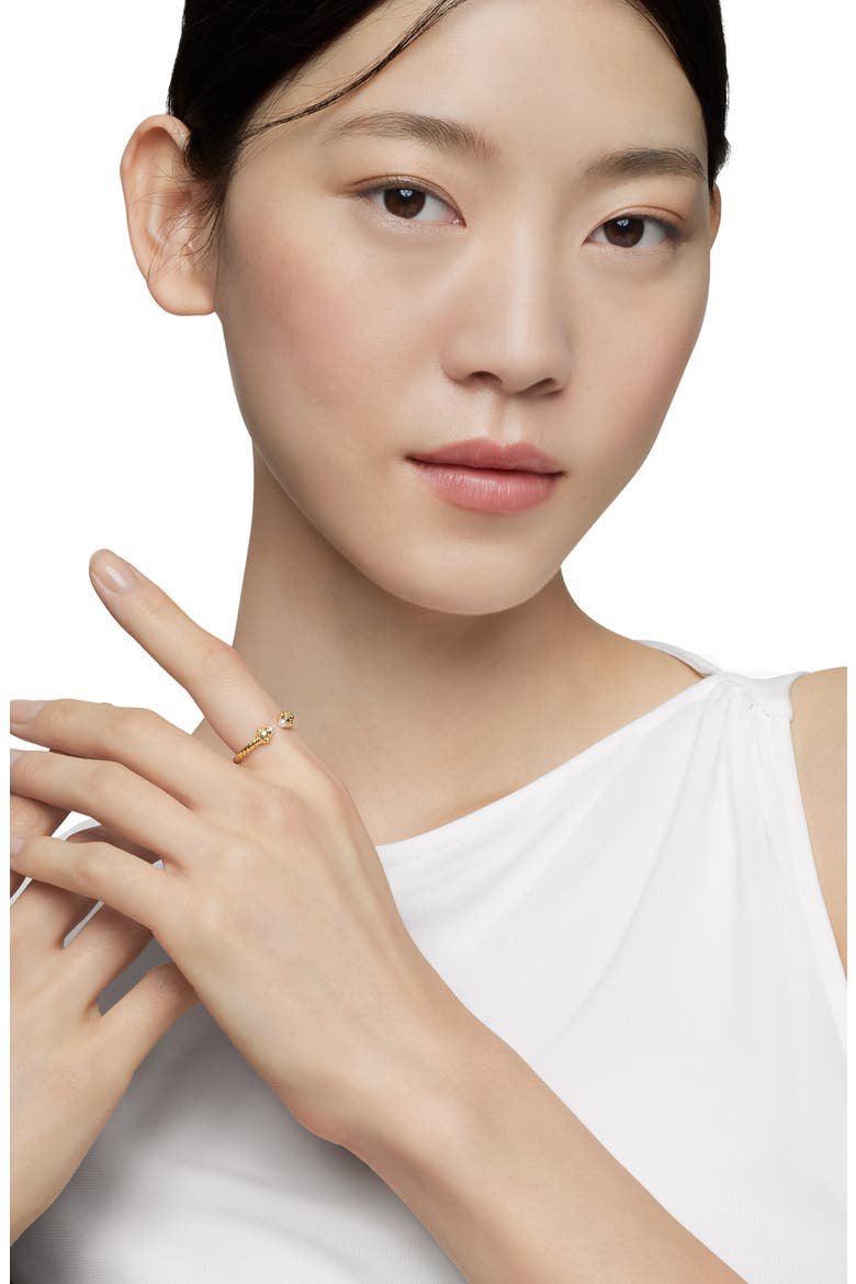 Renaissance Open Ring, Alternate, color, DIAMOND/ ROSE GOLD