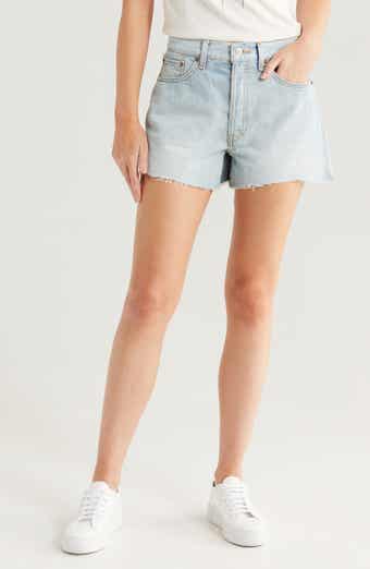 Re/Done The Easy Rider High Waist Cutoff Denim Shorts