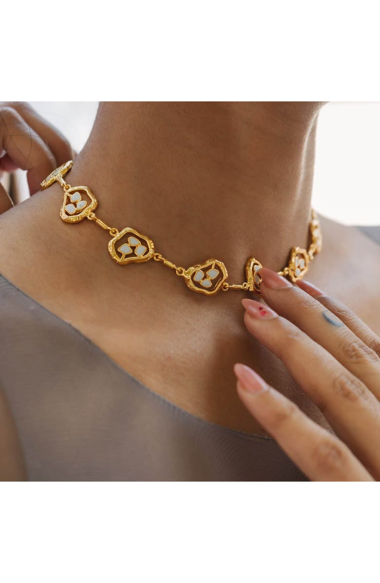 Dhwani Bhansal TERRA CHOKER, Alternate, color, Gold Plated