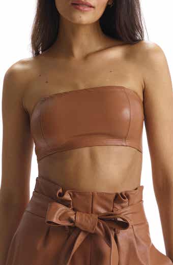 Commando Faux Leather Bandeau