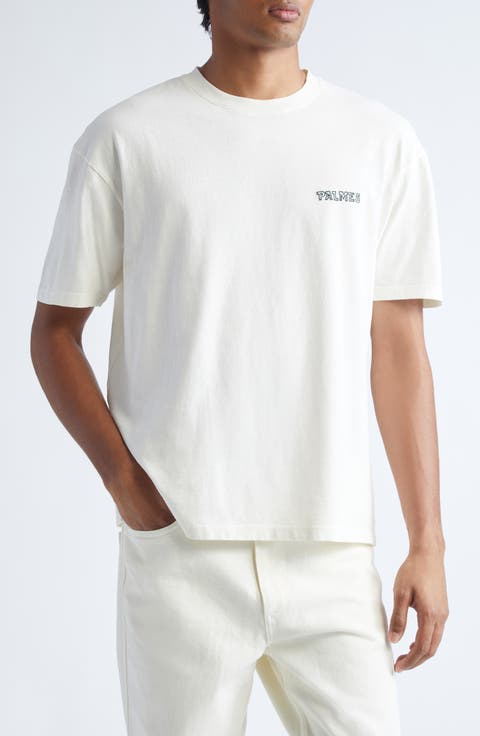 Logo Embroidered Cotton T-Shirt