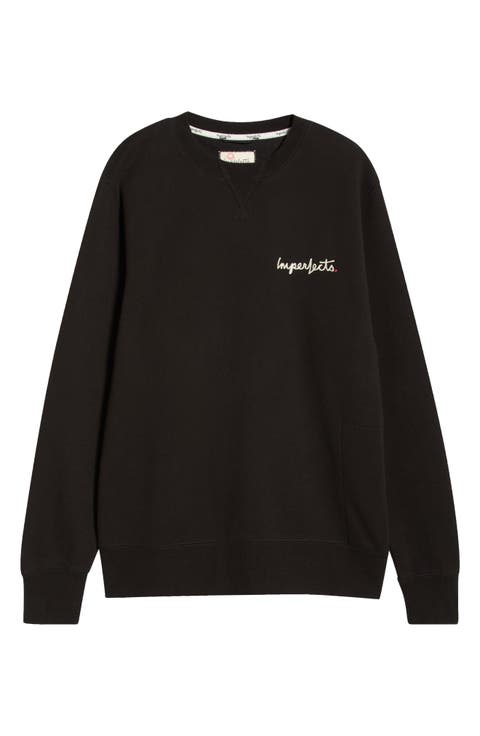 Signature Crewneck Cotton Blend Fleece Sweatshirt