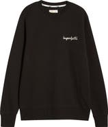 Imperfects Signature Crewneck Cotton Blend Fleece Sweatshirt