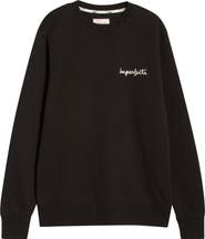 Imperfects Signature Crewneck Cotton Blend Fleece Sweatshirt